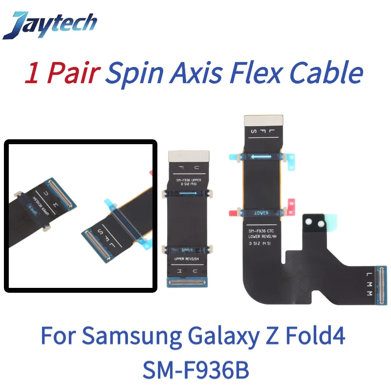 1 пара гибких кабелей оси отжима для Samsung Galaxy Z Fold 4 SM-F936B, запасная часть для ремонта