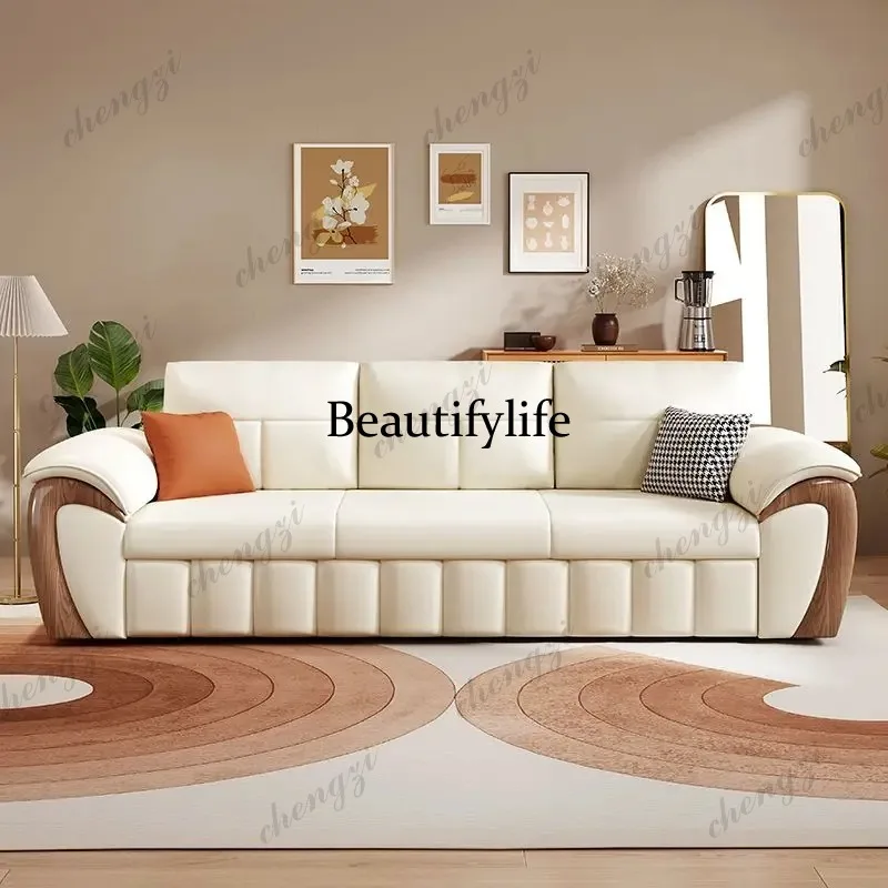 Designer Beige Living Room Sofas 3 Seater Luxury Modern Floor Lazy Sofa Bed Bedroom Nordic Sofa Wohnzimmer Furniture Home