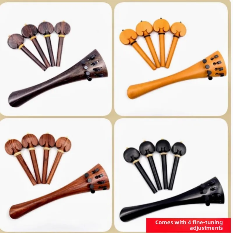 

Двухрядная струнная доска для виолончели 4/4, струнная ось, встроенная ручка струн из черного дерева и самшита с точной регулировкой