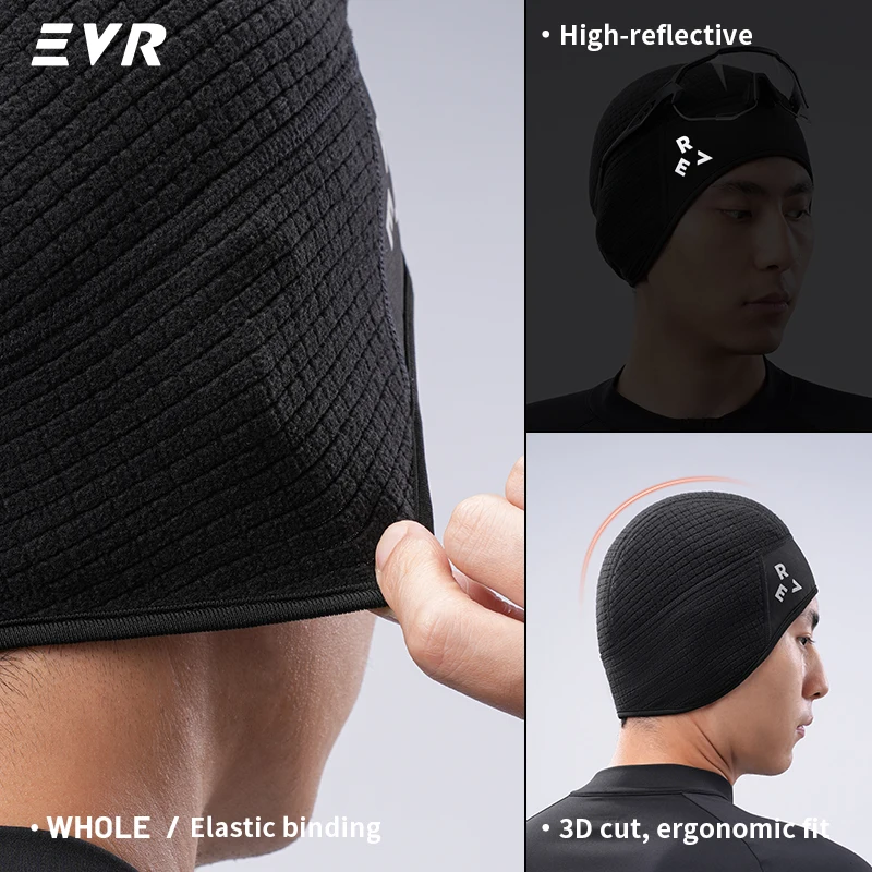 Fotografia 6: Gorro de Ciclismo de Inverno EVR, à Prova de Vento, Térmico, com Cobertura para as Orelhas, Quente e Respirável, Unissex, para Bicicleta de Estrada, MTB e Ciclismo.