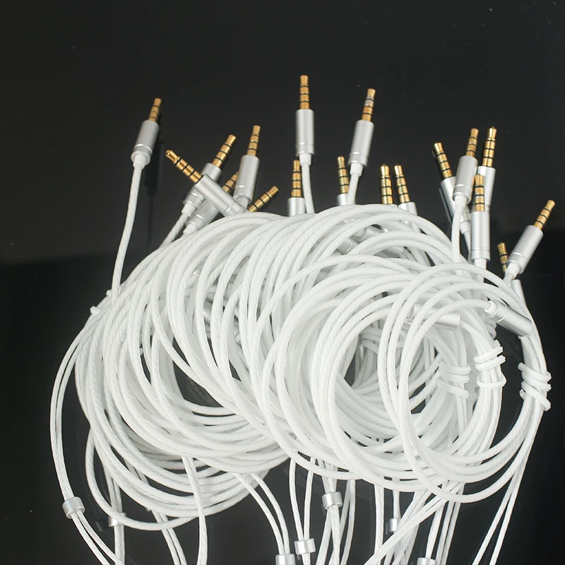 1 шт. полуфабрикат наушников с микрофоном, кабель для ушного канала 3,5 мм, контроллер аудиокабеля, устройство для ремонта ушного канала