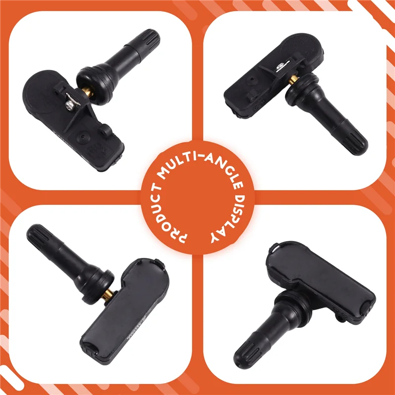 AA-Per Citroen Berlingo C4 DS7 DS8 307 308 3008 5008 2006-2015 9673860880 Set sensore pressione pneumatici auto (4 pezzi)