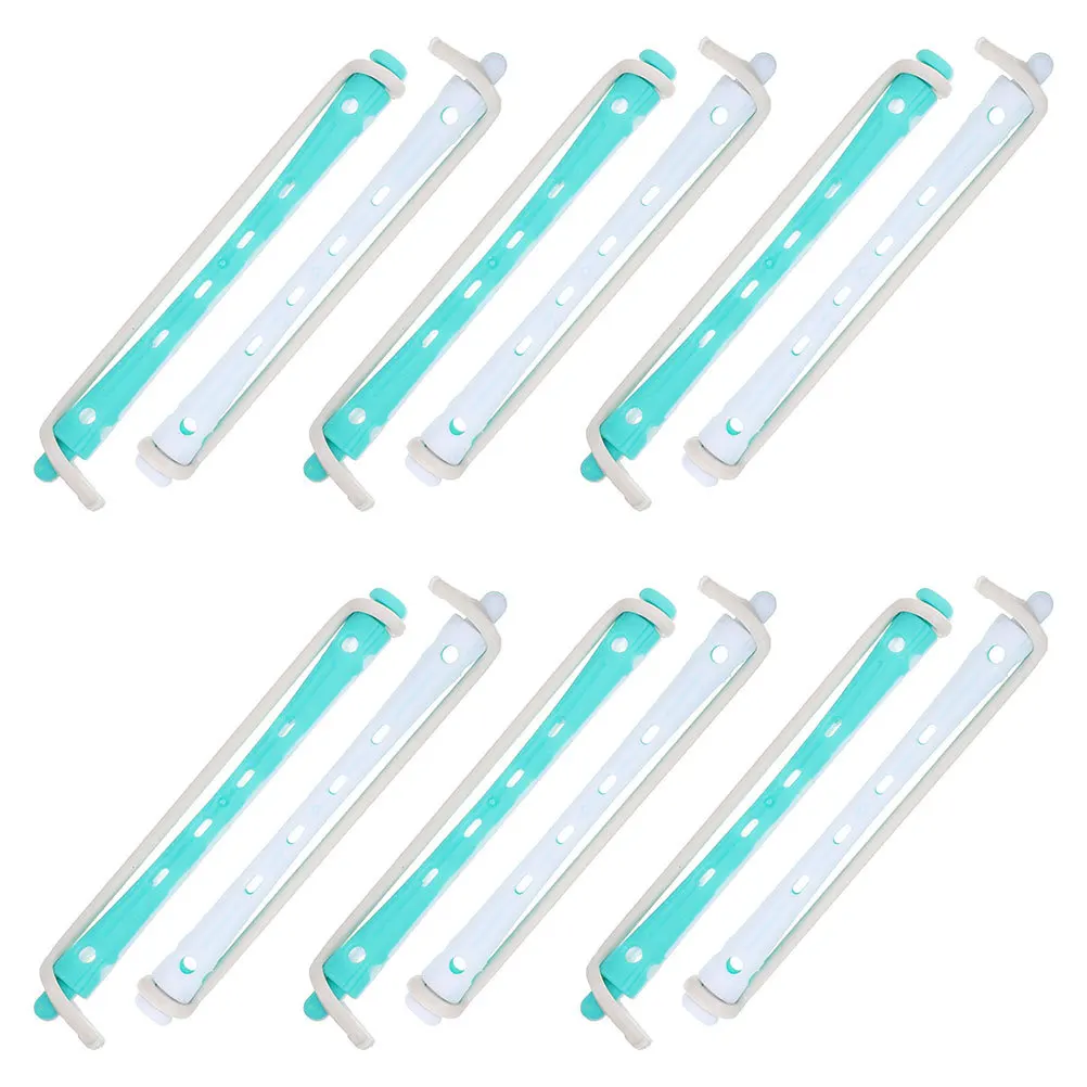 

24pcs Perm Rods For Women Large Hair Rollers Flexible Curling Tools Diy Home Salon Styling Wave Twisting Sticks Hair Curler