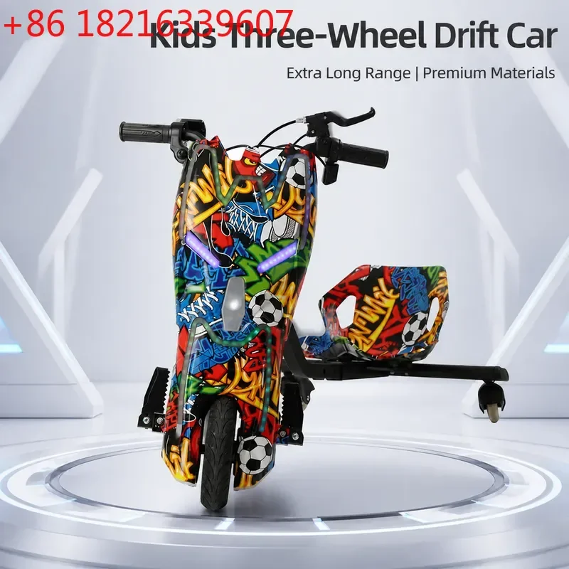 Three Wheeled Electric Drift Car High Battery Life Square Stall Rental Kart Tail Flicking Drift Vehicle