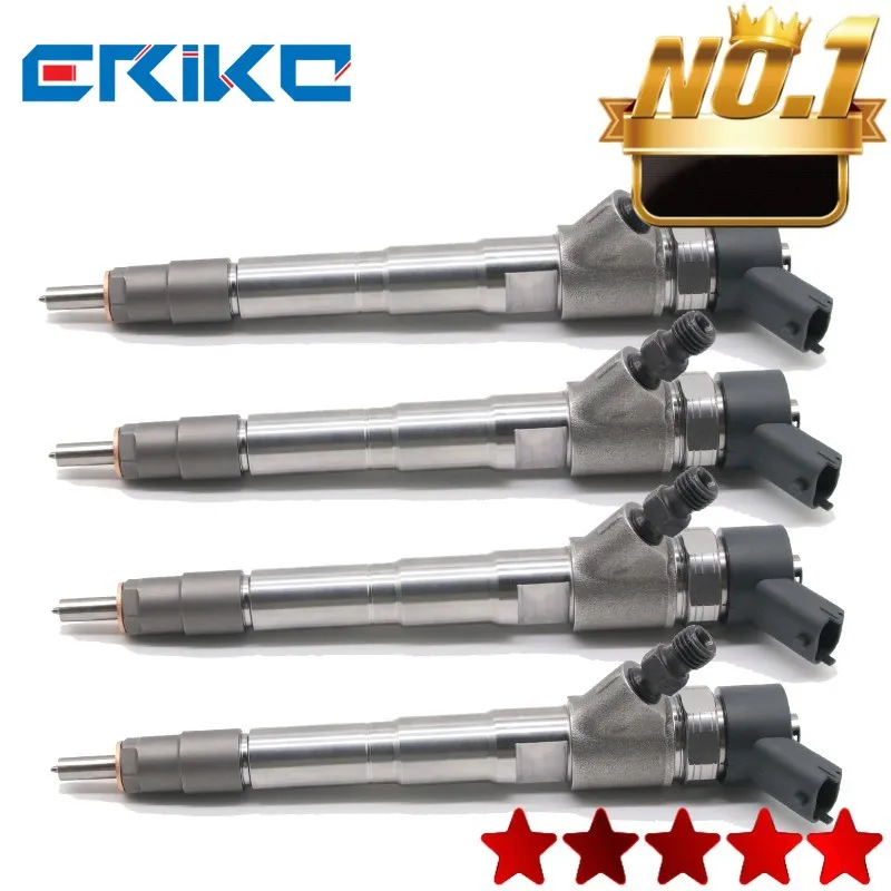 

4PCS 0445110418 0445110520 Common Rail Injector 5801594342 504389548 1609097280 for Fiat Ducato Iveco Daily Citroen Peugeot 2.3D