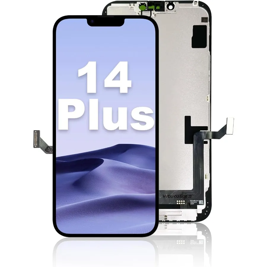 

Для iPhone 14 Plus Замена экрана Оптовая продажа Full HD ЖК-дисплей 3D сенсорный дигитайзер рамка в сборе с водонепроницаемым клеем