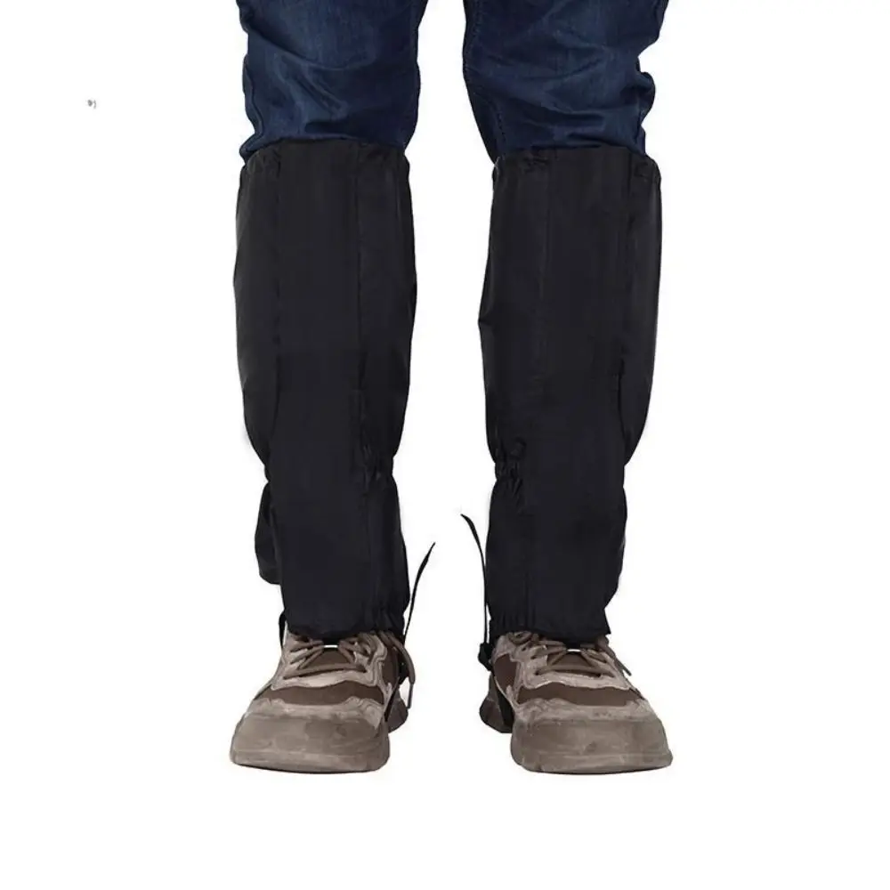 Long Tube Winter Outdoor Leg Gaiters Keep Warm Waterproof Pants Shoes Cover Breathable with Zipper Legs Protection Guards
