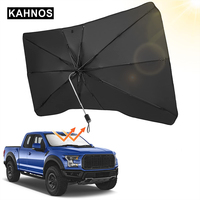 Parasol Car Large Front Windshield Sun Shade 360 Rotation Bendable Shaft Foldable Summer Protection Umbrella Automotive Interior