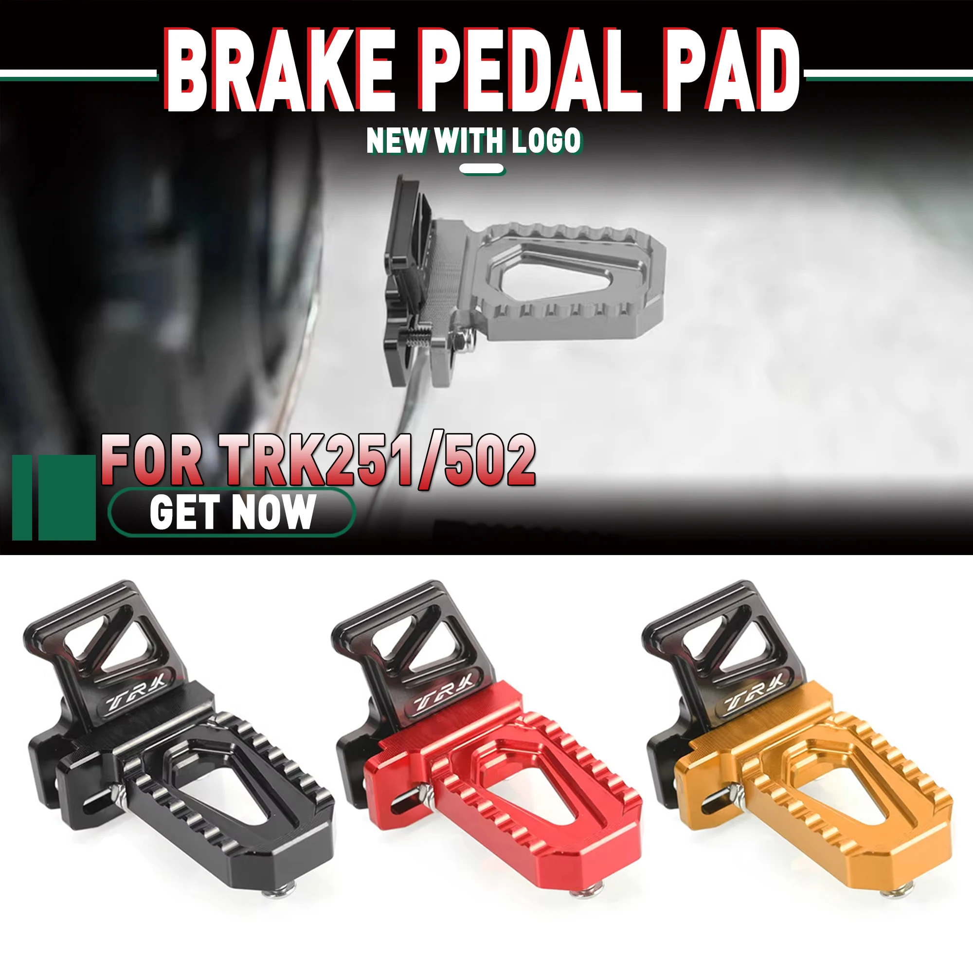 NEW For Benelli TRK502X TRK251 TRK 251 Motorcycle TRK 502X Accessories Rear Foot Brake  Pedal Enlarge Extension Peg Footrest