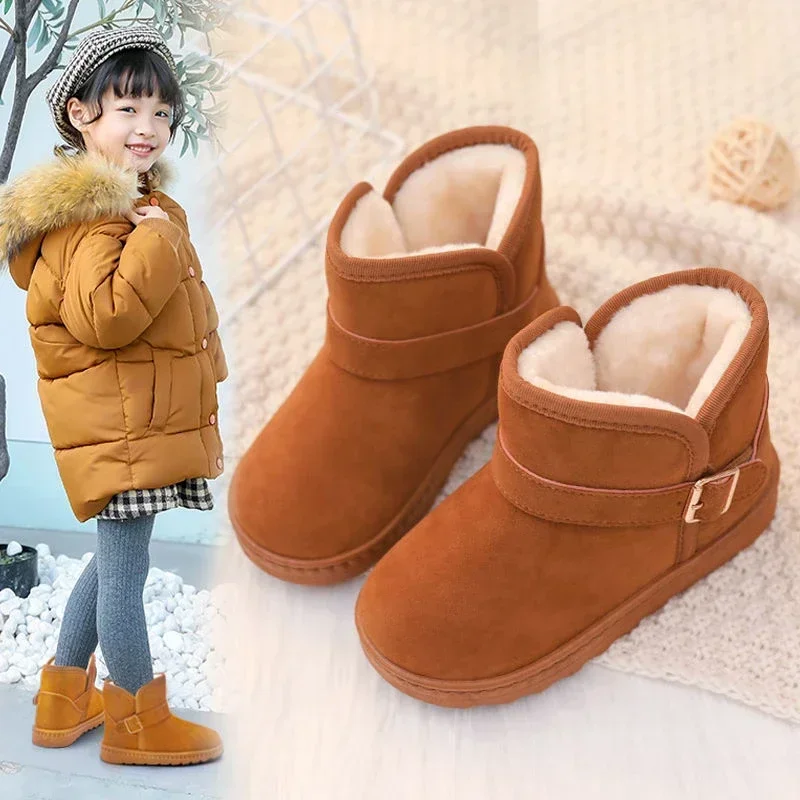 Baby Casual Boots Fashion Children Boys Girls Snow Boots Kids Running Shoes Brand Sport White Shoes Kids Sneakers