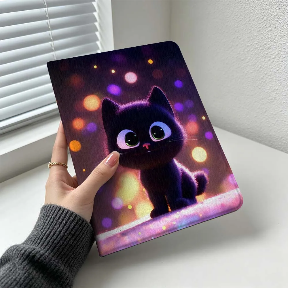 Sparkly Cat Pattern Cover For Huawei MatePad MediaPad MagicPad Honor Pad 10 9 8 X10 X9 X8 Pro Soft Inch Tablet Case
