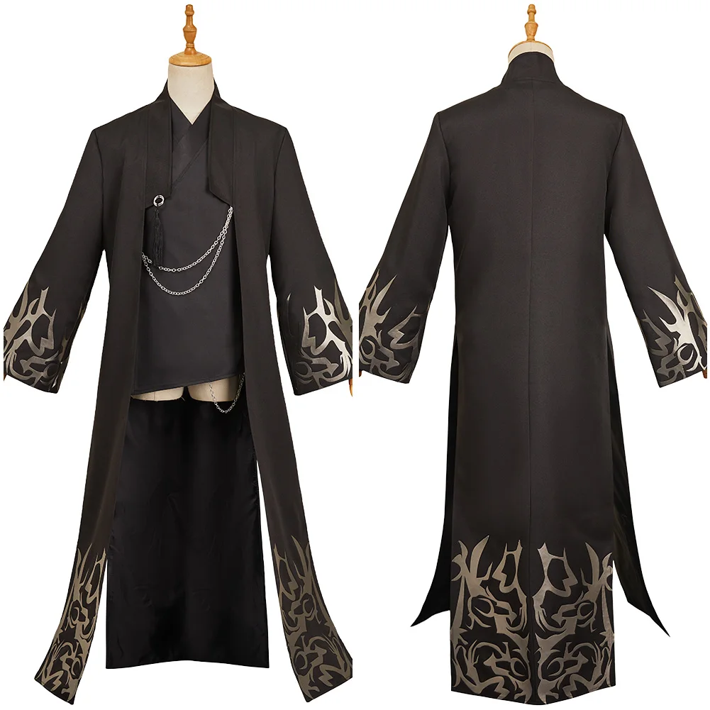 أطفال الكبار جينو ساجا تأثيري حلي شيطان هنتر بنين الأطفال قبعة معطف السراويل دعوى هالوين مجموعة ملابس الحفلات