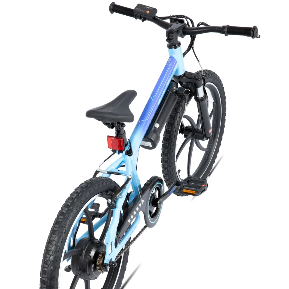JOYSTAR 20 Inch Electric Bike for Kids & Teens Ages 7+ 250W Brushless Motor 15 Miles 15.5MPH Electric Mountain Bicycle Removable Battery Dual V-Brakes image 5