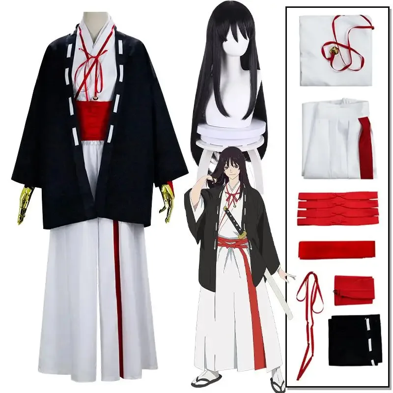 NewAnime Jigoku Raku Costume Cosplay Yamada Asaemon Uniforme Kimon Aza Toma Parrucca Abbigliamento di Halloween New2025