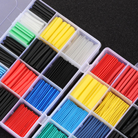 580pcs Heat Shrink Tubes Thermoresistant Heat Shrinking Tubing Wrapping Kit Electrical Connection Wire Cable Insulation Sleeving