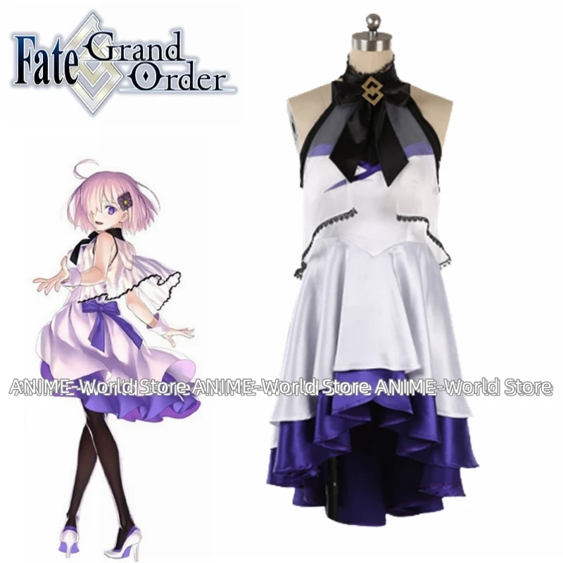 

FGO 5th Anniversary Fate Grand Order Waltz Matthew Mash Kyrielight Dancing Party Dress Uniform Outfit Games Cosplay Costumes