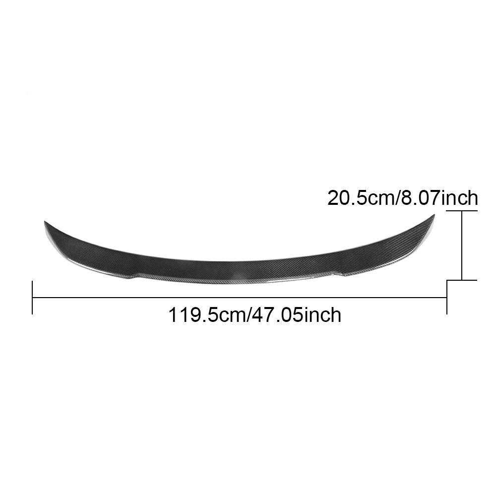 Carbon Fiber M4 Boot Lid Rear Spoiler For BMW F82 M4 Coupe 14-18
