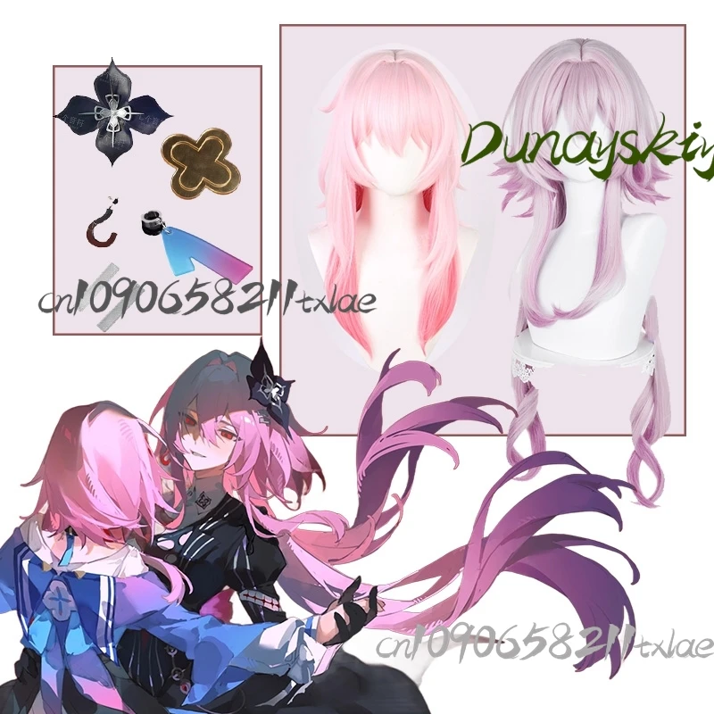 

Honkai Star Rail 7 марта Evernight костюмы для косплея парик аксессуары женский косплей Kawaii Jirai Kei крутой высокое качество Хэллоуин