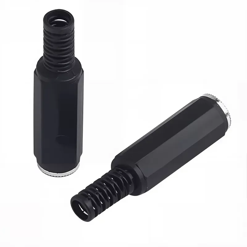 5/20pcs 3.5mm Audio Connector Female Stereo Mono Welding Jack Socket Electric Adapter Black