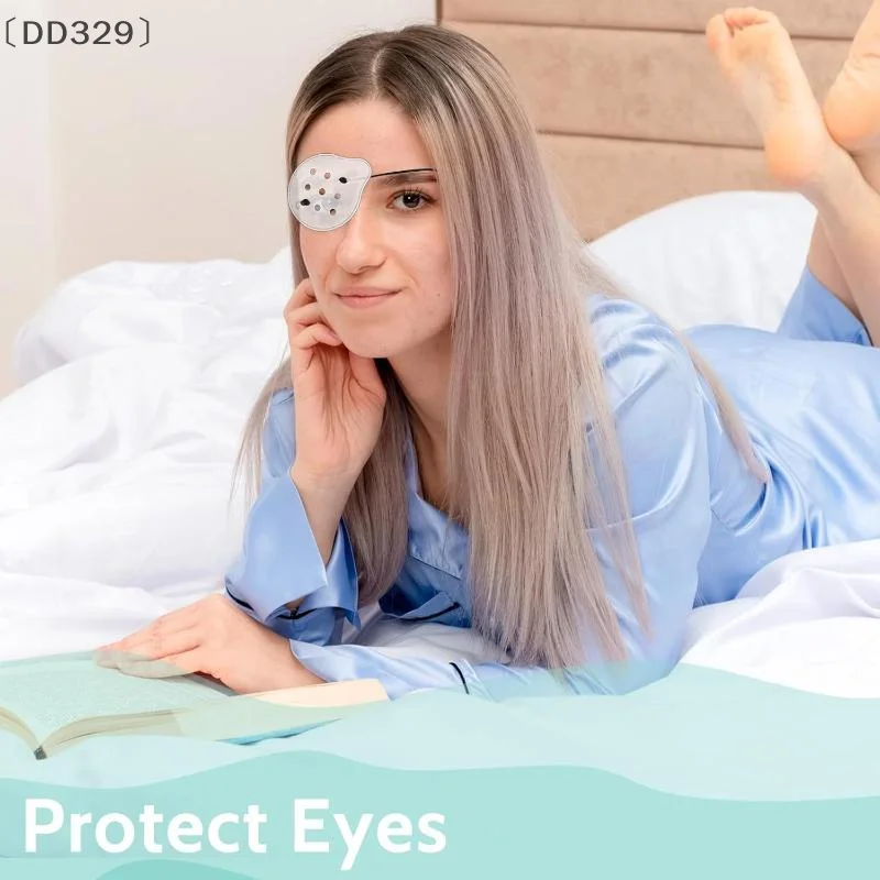 〔DD329〕Protective Multihole Transparent Eye Mask Adjustable Breathable Single Eye Mask After Surgery Protective Eyepatch