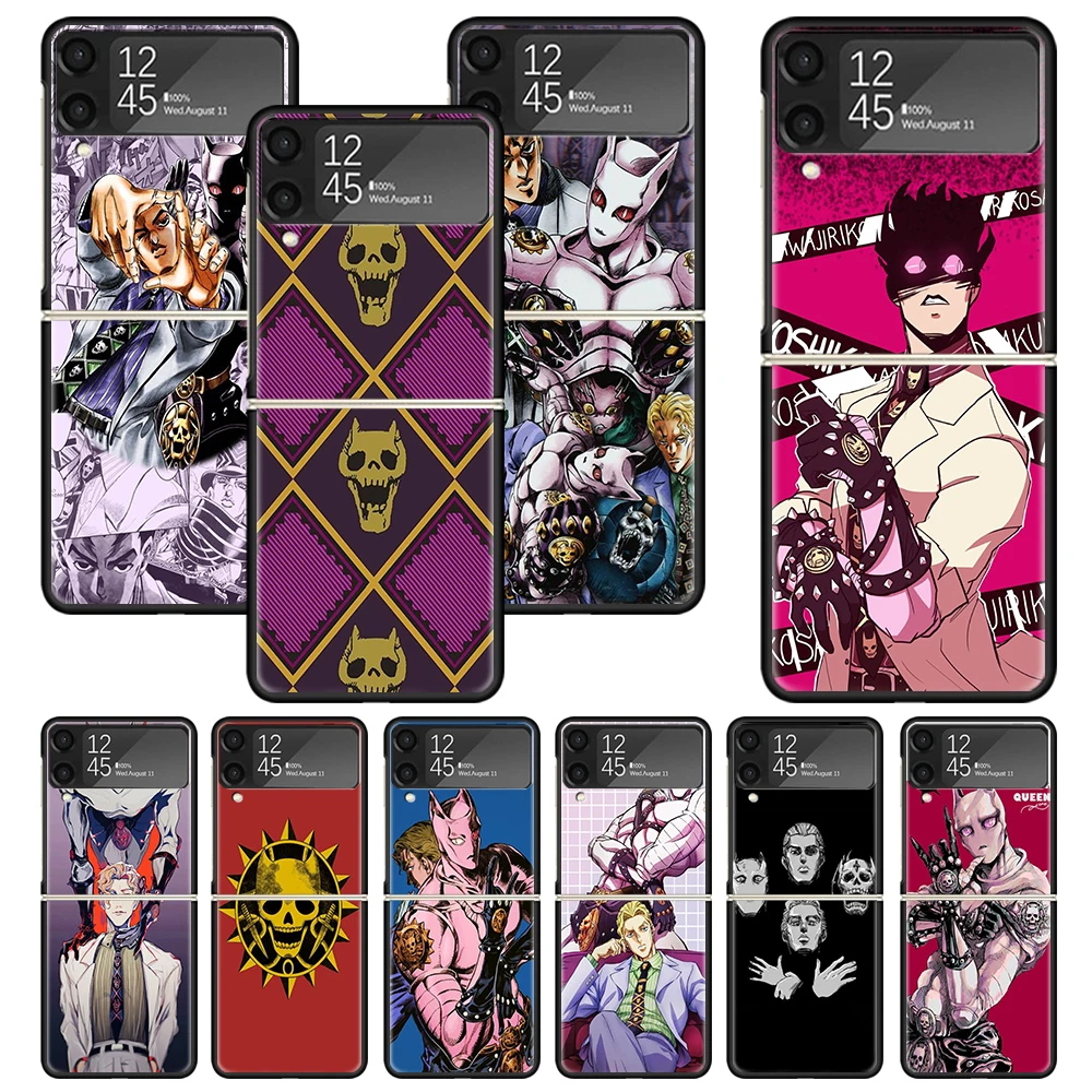 Чехол с принтом аниме JoJo Killer Queen для Samsung Galaxy Z Flip 3 4 5 6 7 5G, чехол для телефона Flip7 Flip6 Flip5 Flip4 Flip3 Pattern Cove Чехол с принтом аниме JoJo Killer Queen для Samsung Galaxy Z Flip 3 4 5 6 7 5G, чехол для телефона Flip7 Flip6 Flip5 Flip4 Flip3 Pattern Cove