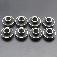 8Pcs 608 RS Bearing 8x22x7 mm ABEC-11 Integrated spacer Bearing 608 Skateboard Longboard Bearing danceboard bearing