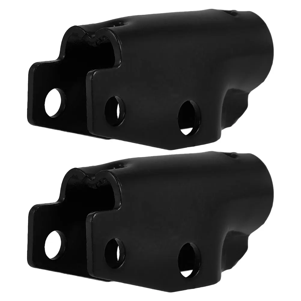 

2pcs Hydraulic Jack Handle Connector Black Iron Adjustable Reliable Car Jack Adapter Home Maintenance Construction Site