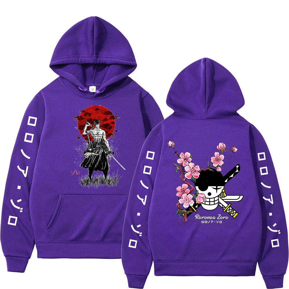 Anime japonês uma peça luffy roronoa zoro sanji harajuku hoodies