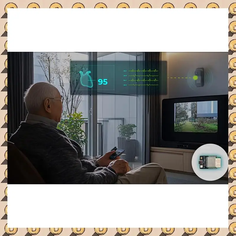 

A003 Seeed Studio MR60BHA2 60 ГГц Mmwave Sensor Датчик обнаружения сердцебиения для Esphome