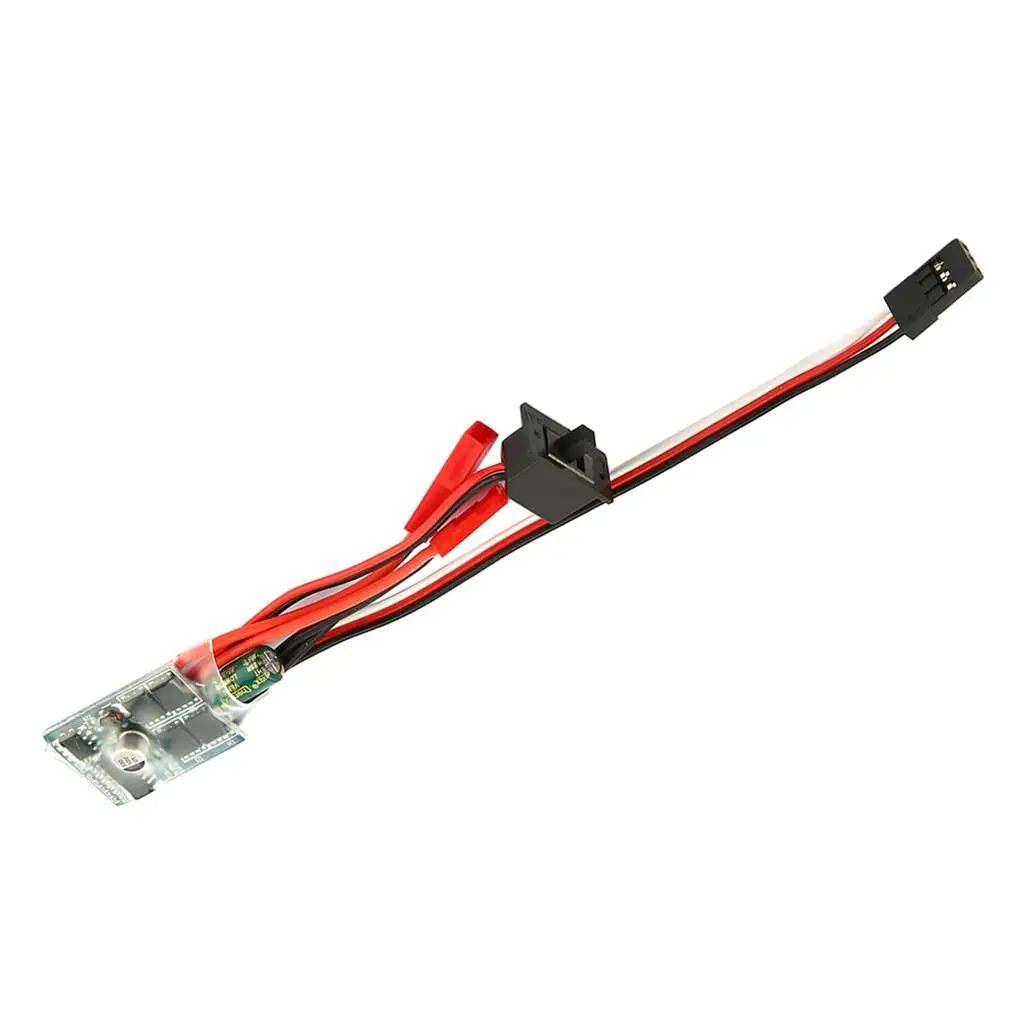 Mini-z Electric Speed Controller 30A Brushed Lightweight Plastic for Car RC Control and Servo Compatibility