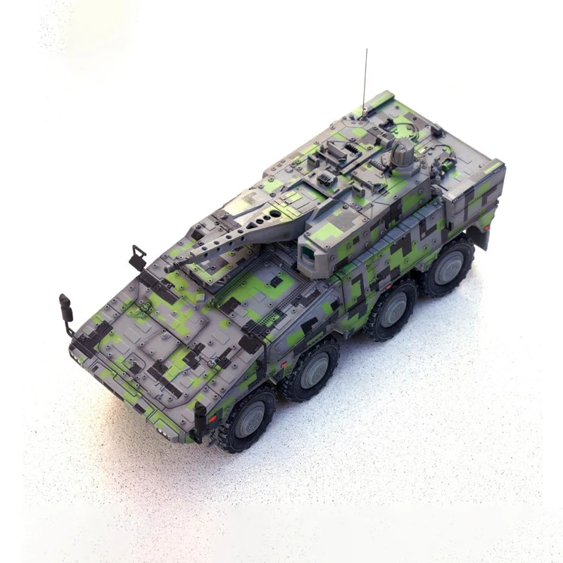 Maßstab 1:72 12251PB Boxer gepanzertes Aufklärungsfahrzeug, Simulationsmodell aus Legierung, statische Darstellung, Sammlerstück, Spielzeug, Geschenk
