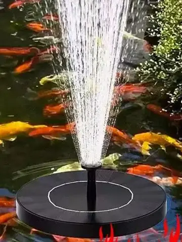 Waterfall Fountain Mini Solar Water Fountain Pool Pond Garden Decoration Outdoor Bird Bath Solar Powered Fountain Floating Water