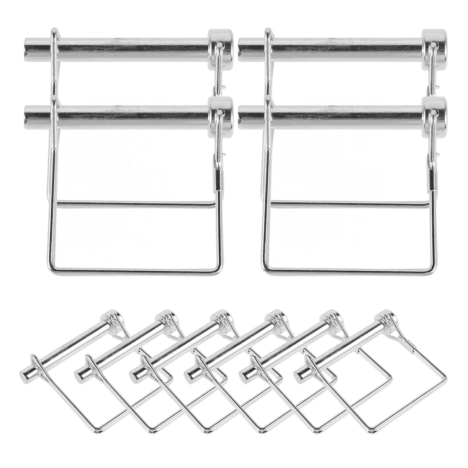 10 قطعة قفل لقطر دبابيس قفل الثقيلة قفل مربع ل مقطورة دبوس وصلة دبابيس كليب وصلة وصلة مقطورة دبوس #5