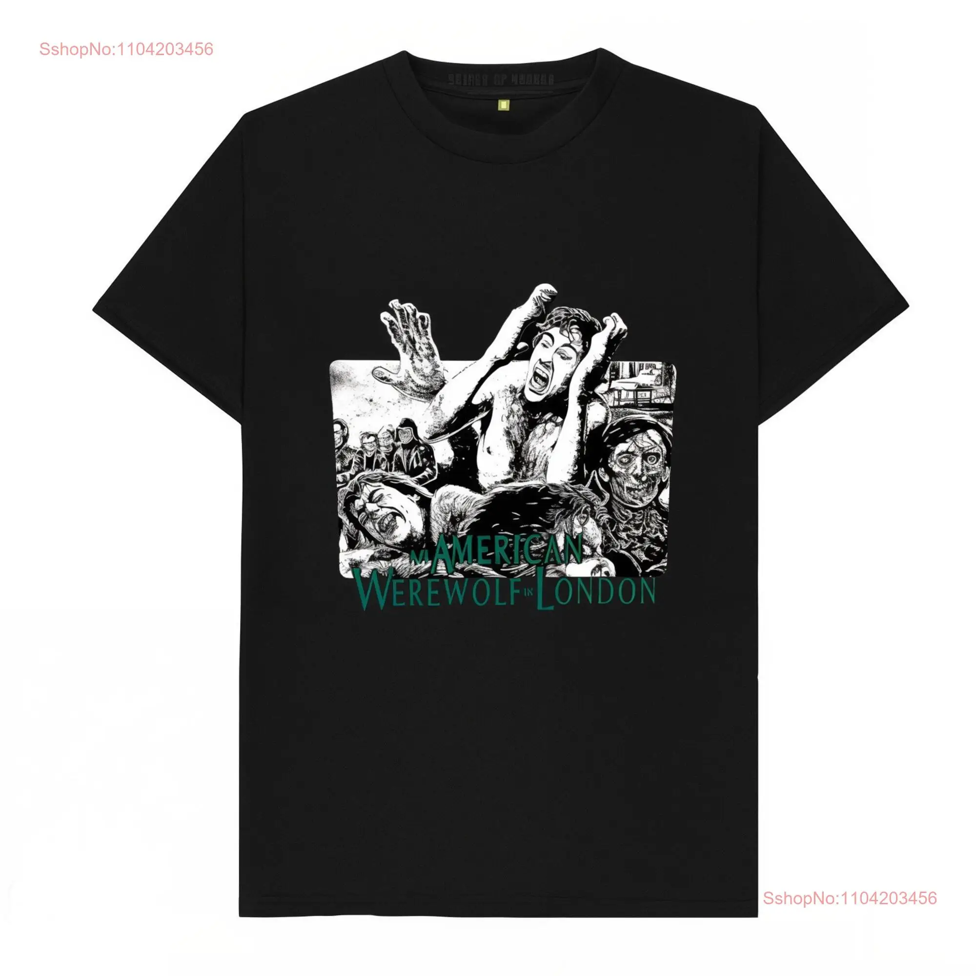 T Shirt of Horror American Werewolf in London long or short sleeves