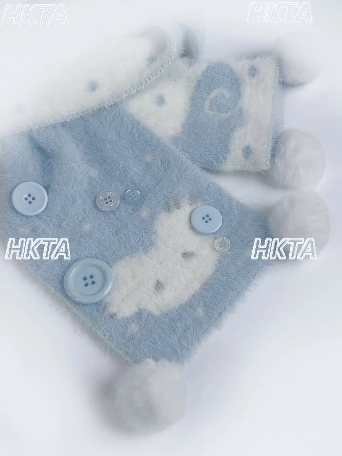 لطيف Kawaii الكرتون وشاح السيدات 2025 شتاء جديد يندبروف الباردة الدافئة أفخم سميكة الحلو الأوشحة لوليتا اكسسوارات للنساء #5