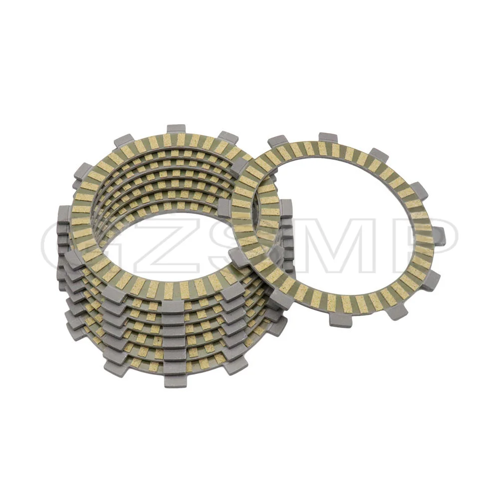 Fit for Kawasaki KLX250 KLX 250  8pcs Motorcycle Parts Paper Based Clutch Friction Disc Plate Kit