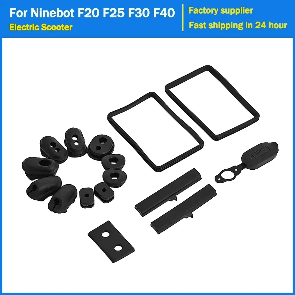 

Electric Scooter Battery Charging Port Dust Plug Rubber Case Set for Ninebot F20 F25 F30 F40 Kickscooter Charger Line Cover Part