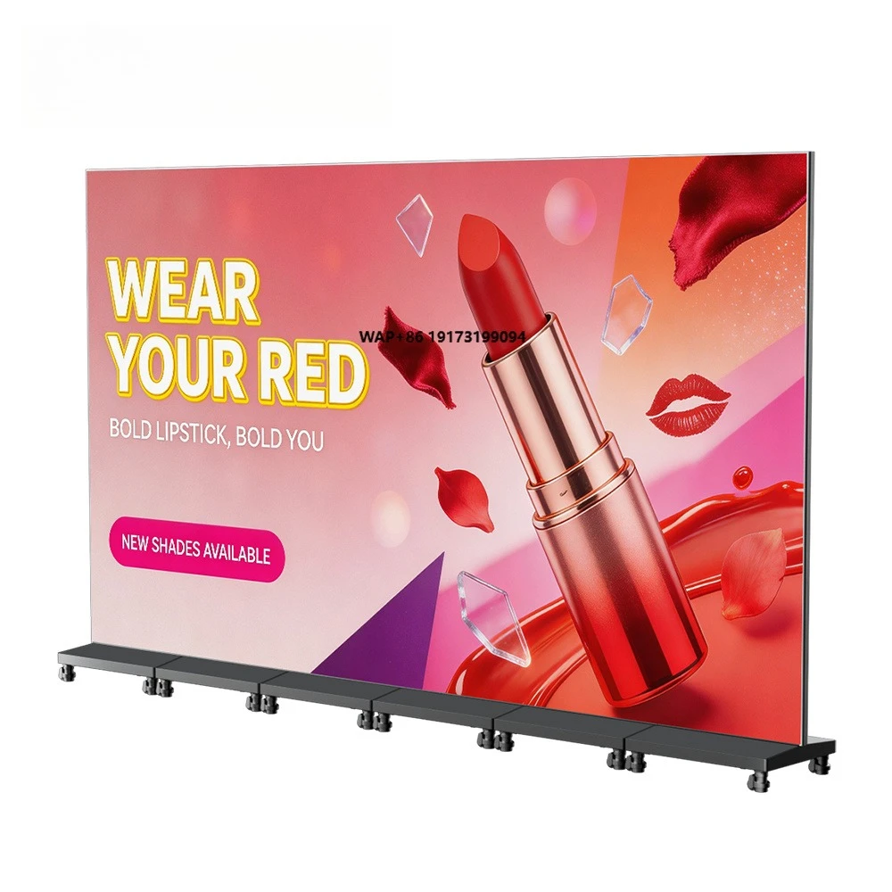 Canbest 83 Inch Foldable LED Panel Display P1.2 1.5mm 1.8mm 2.5mm Hob Wireless Cascade Full Color 600 Nits LED Poster Display