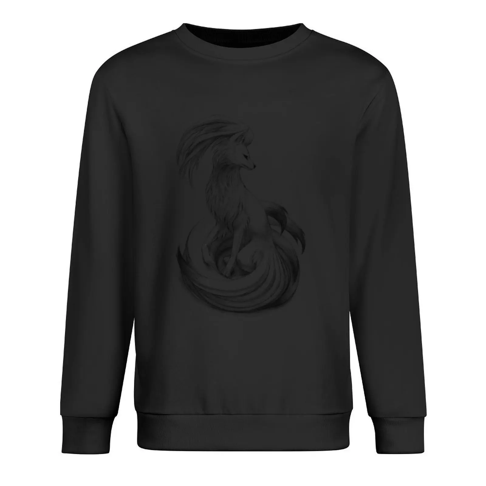 

Ninetales - original illustration Pullover men's sweat-shirt set korean autumn clothes mens clothing men's coat sweatshirt men
