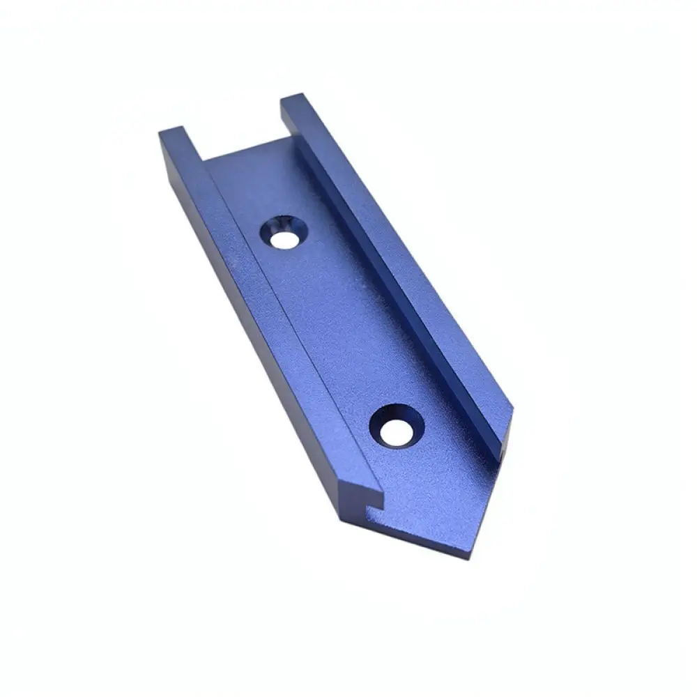 Aluminum Woodworking T Slot Miter Track Connector Slider 30mm Rail Jig Fixture Precision Guide Block Durable Anodized Tool