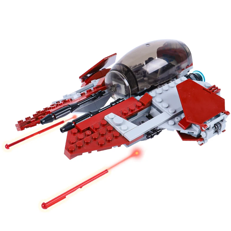 

Customed MOC 215PCS Famous Space Movie Interceptor Starfighters DIY Creative Ideas Kid Toys Birthday Gift Fighters Bricks Model