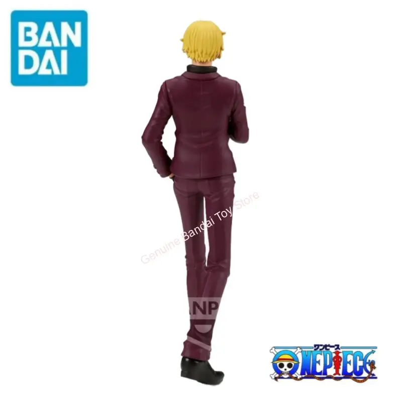 

In Stock Bandai Banpresto Holiday Gifts Genuine Sanji Figurine Model Statue Ornaments Anime Merchandise Toys