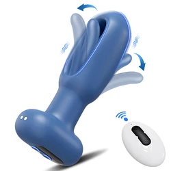 Vibrador masajeador de próstata con Control remoto por aplicación, tapón Anal para hombres y adultos, juguetes sexuales para parejas Gay