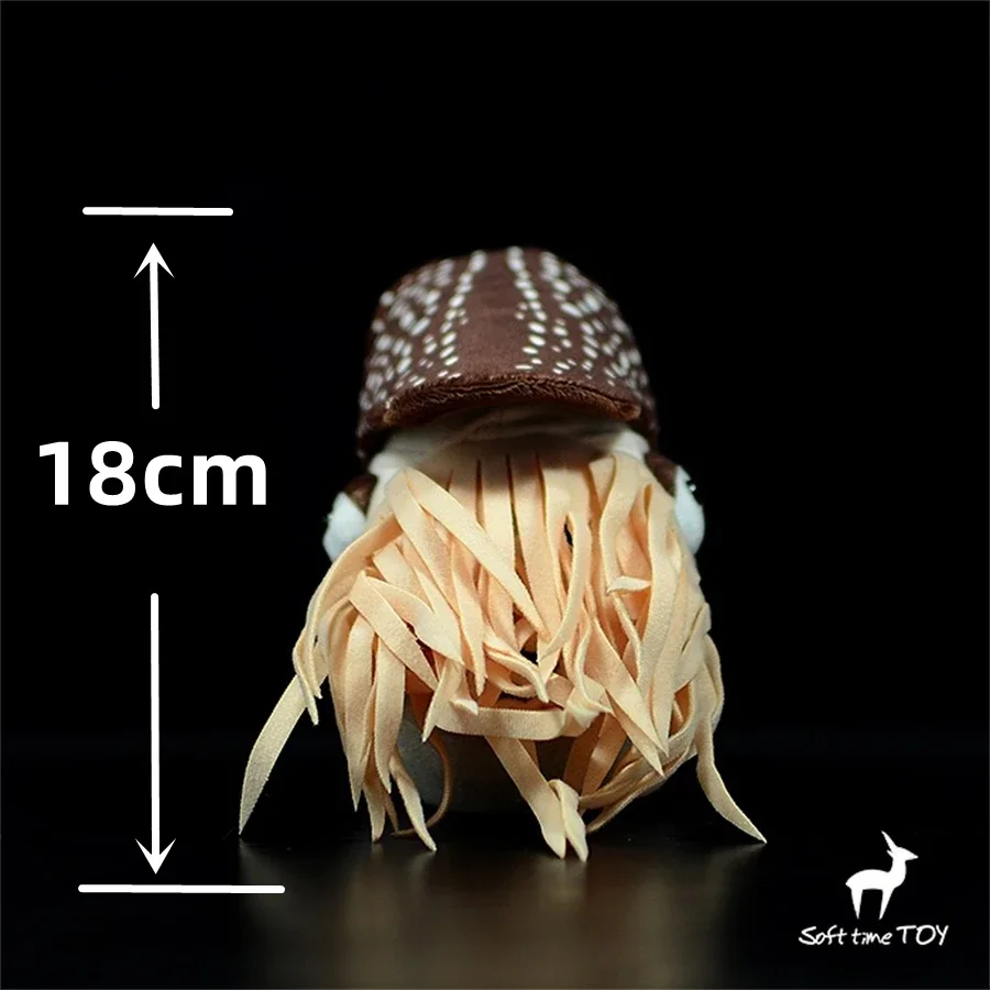 Nautilus High Fidelity Anime Cute Snail Plushie Conch Plush Toys Lifelike Animals Simulation Stuffed Doll Kawai Toy Gifts Kids