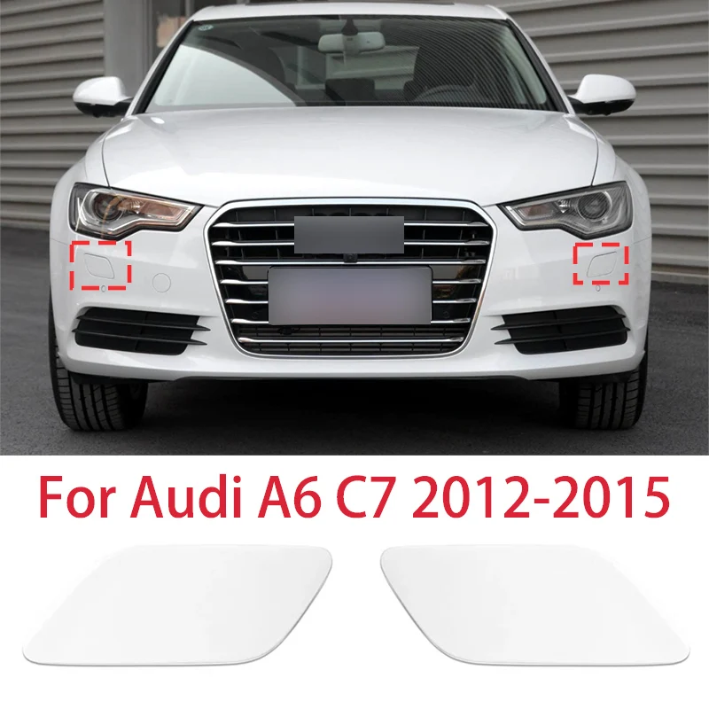 

Auto Left Right Front For Audi A6 C7 2012 2013 2014 2015 Bumper Headlight Washer Nozzle Cover 4G0955275 4G0955276