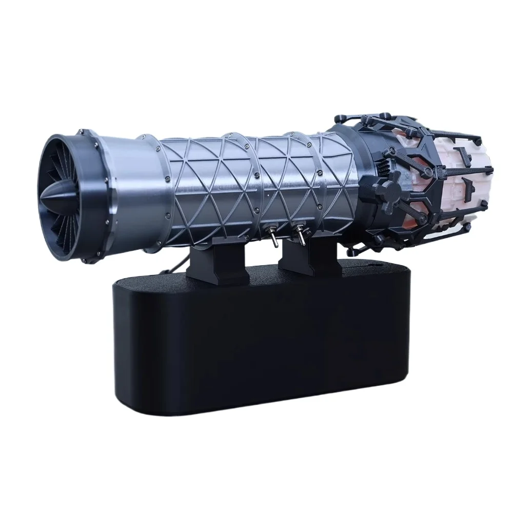 

Turbine Spray Office Desktop Humidifier Creative Turbine Engine Model with Vector Nozzle Design Rechargeable Decompression Model
