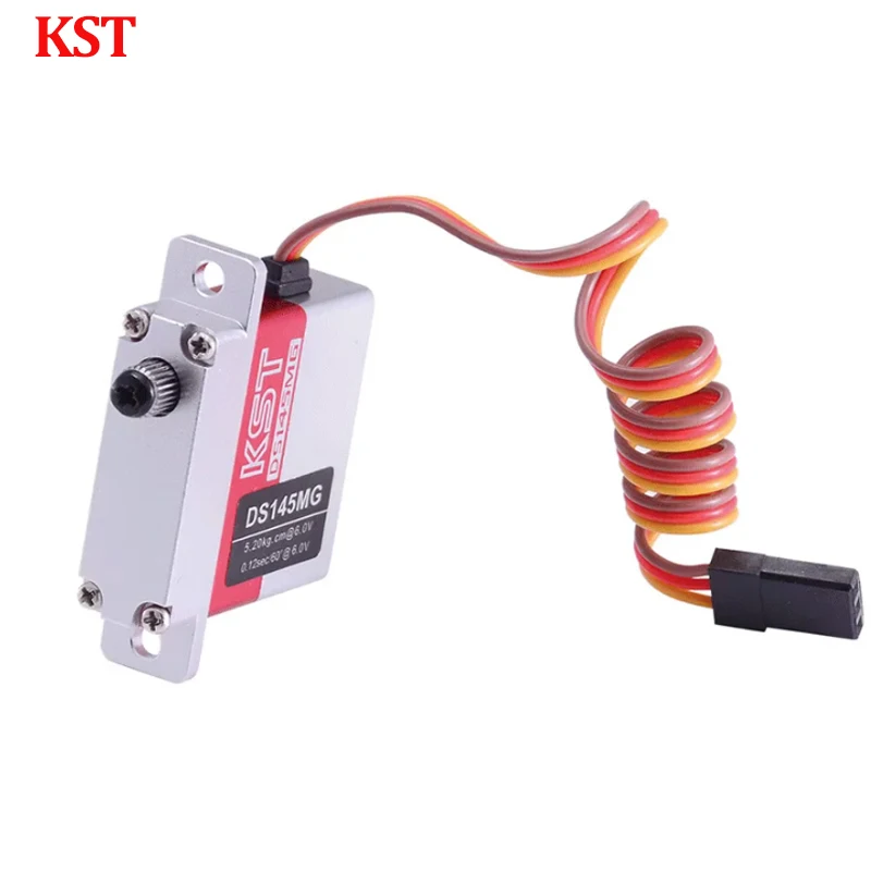 KST DS145MG 6V 5kg 0.12 SEC High Precision Metal Gear Digital Wing Glider Servo for UAV RC Car Robot Arm Boat Helicopter
