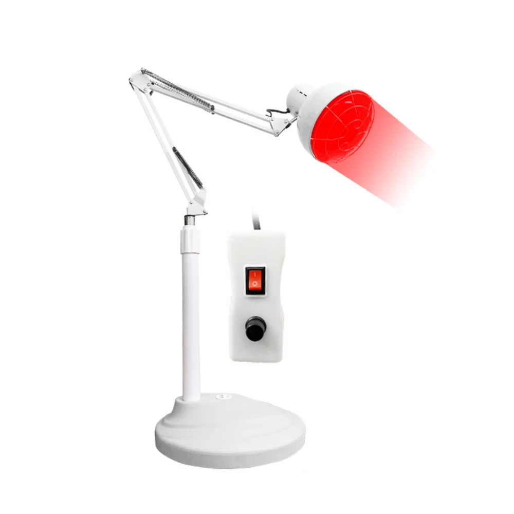 المصباح الكهربائي الأشعة تحت الحمراء العلاج الطبيعي 275 واط صالون تجميل التدفئة مصباح التدفئة تعزيز الدورة الدموية العلاج المساعد الضوء الأحمر #5