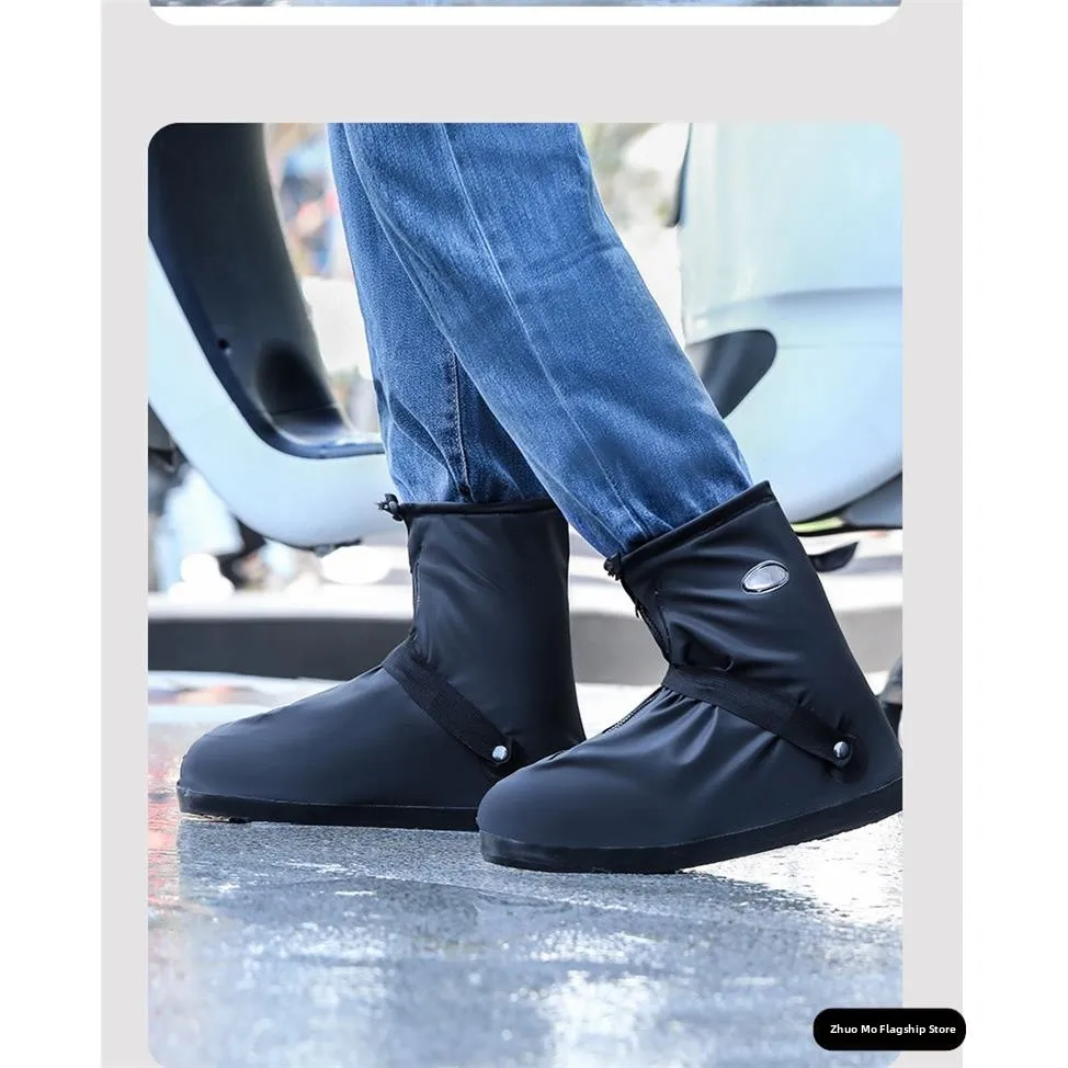 Mid-calf black socks