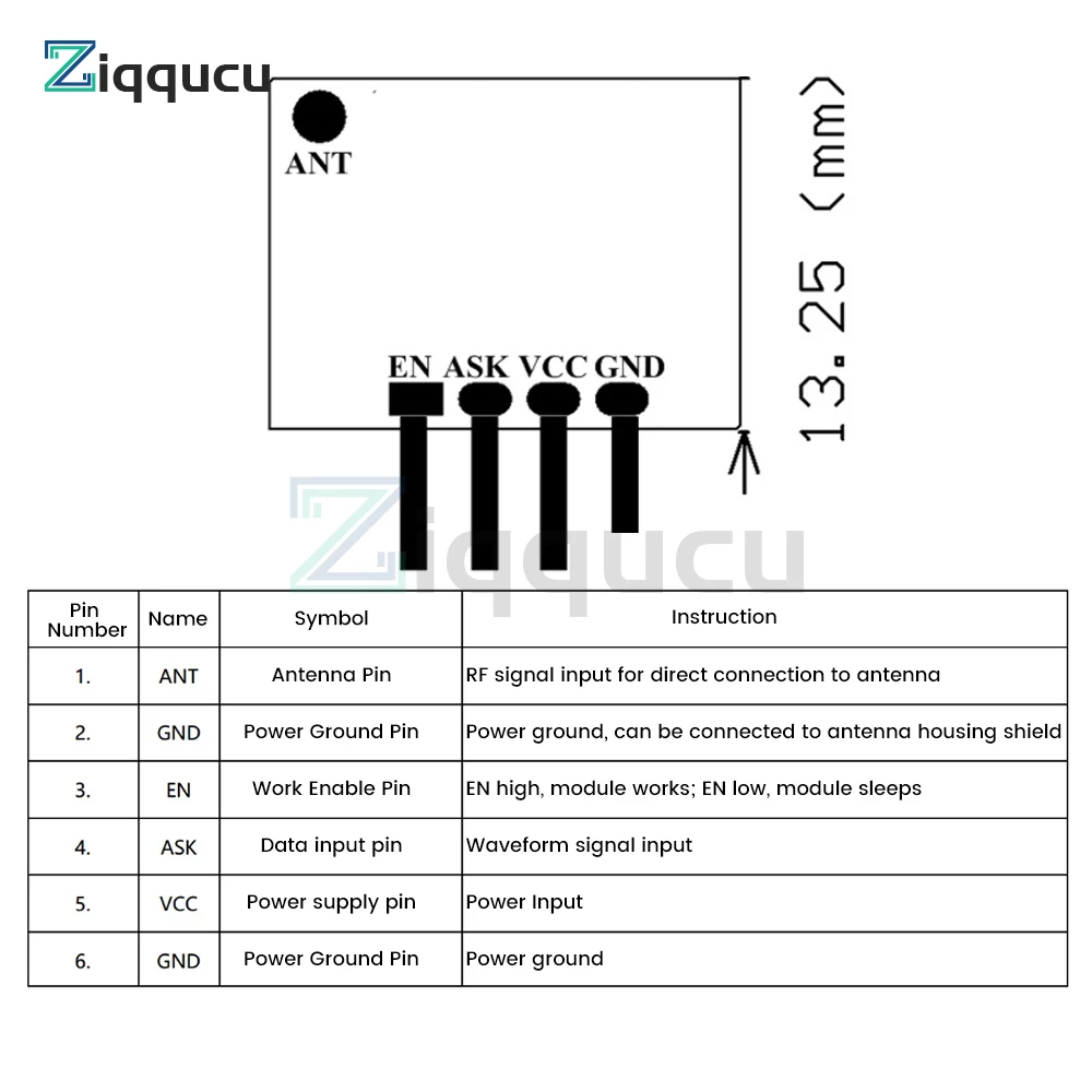 RF Receiver and Transmitter Module high quality materials DIY Kit 433Mhz Super Outlier RF Module RX470 receiver module